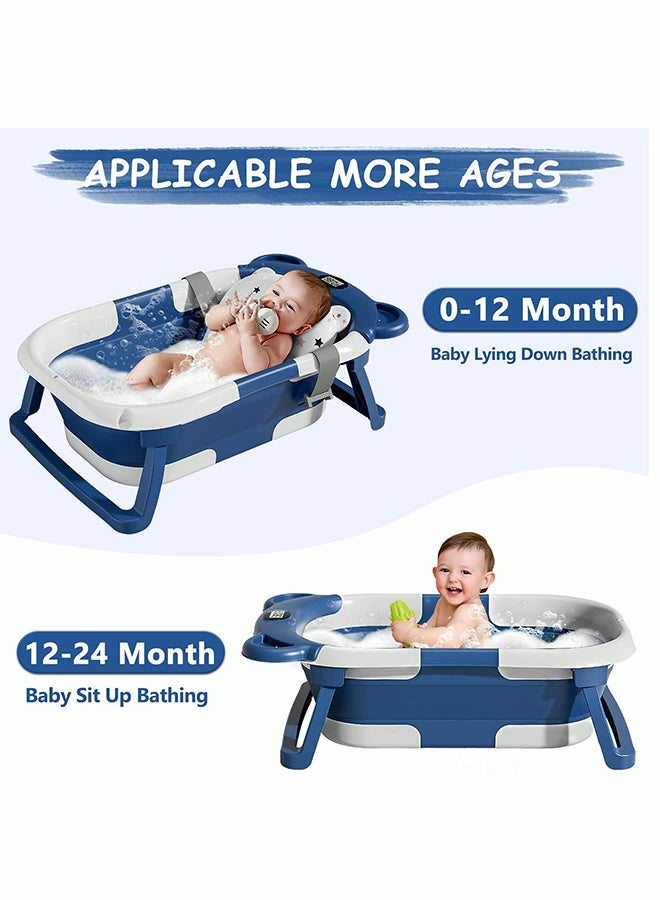 طوي حوض استحمام الطفل ، مثالية المحمولة حوض استحمام للأطفال حديثي الولادة السفر لمدة 0-36 شهرا - Image 2